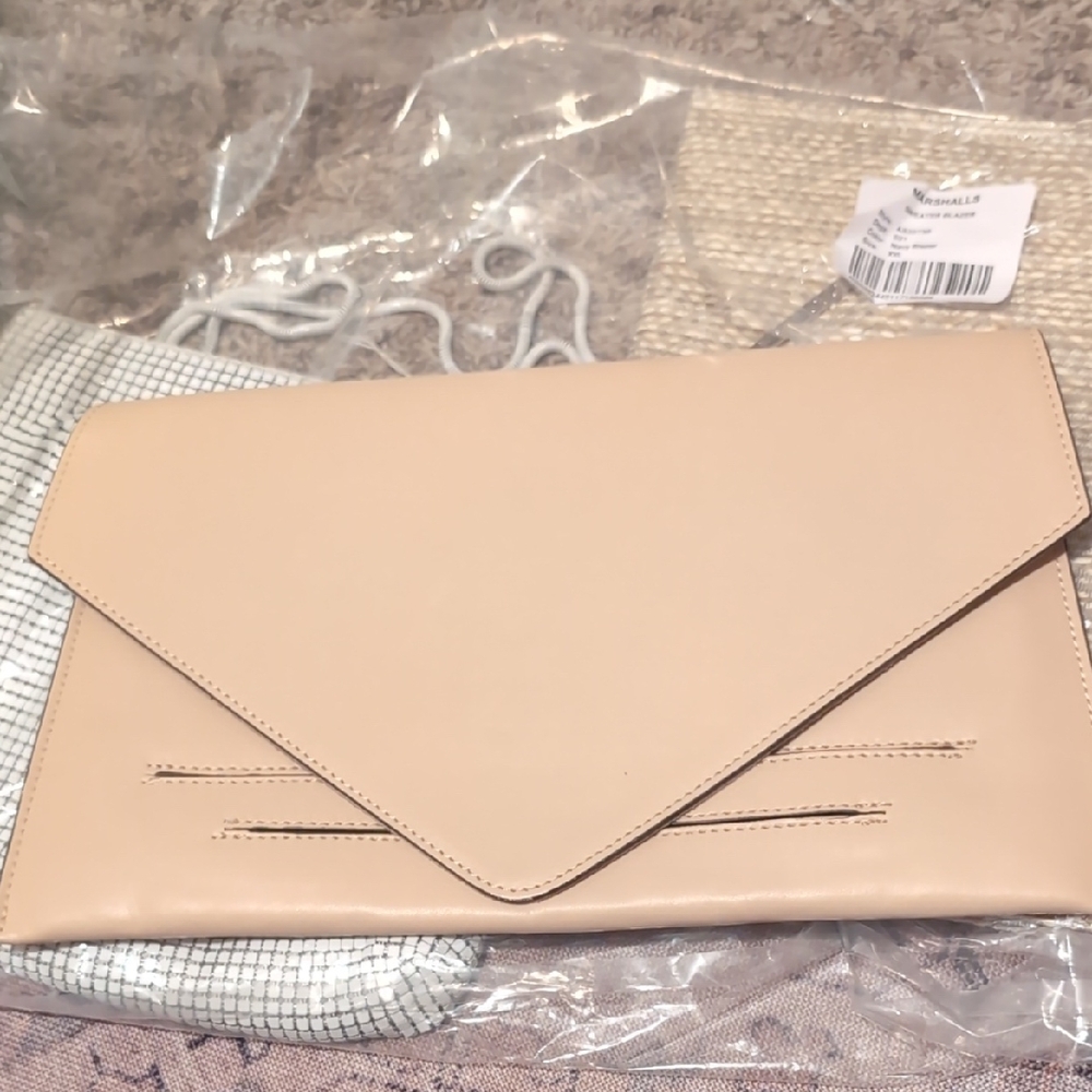 Alberta Di Canio Leather Clutch Made In Italy